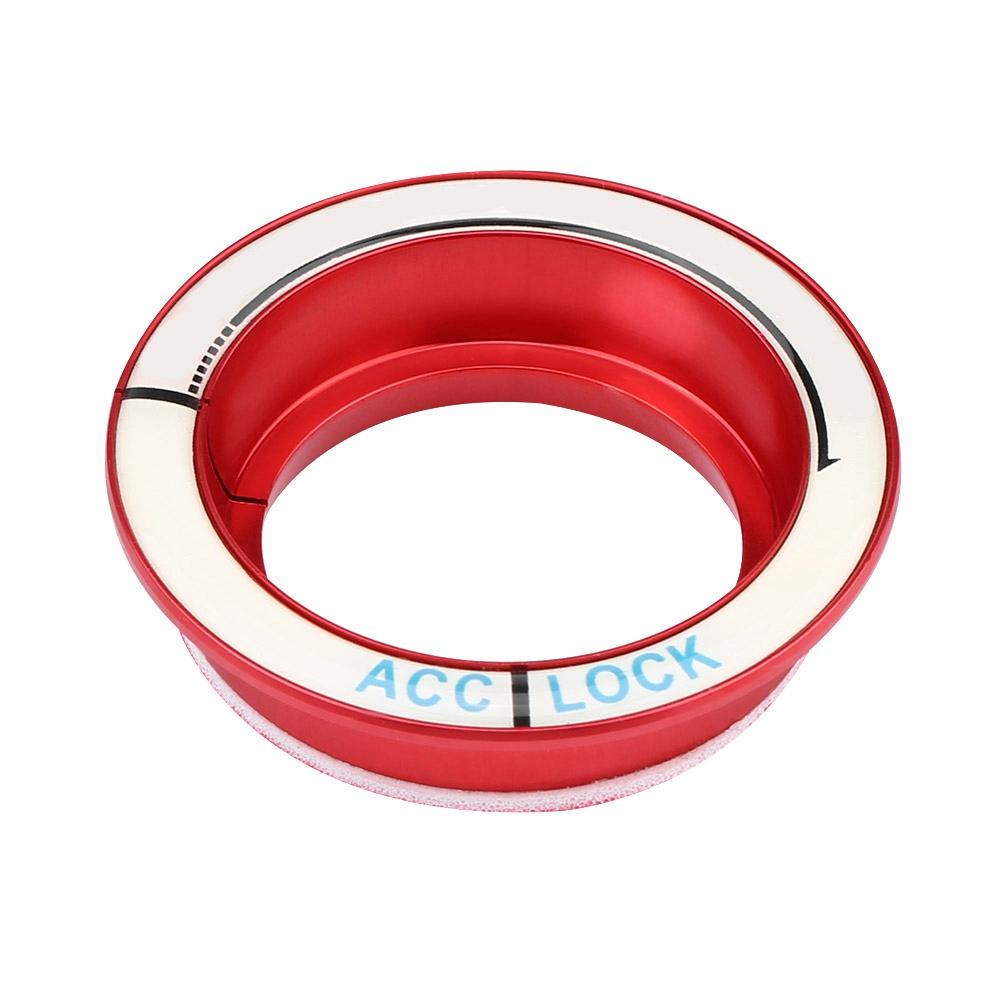 Car Luminous Ignition Switch Ring Circle Key Hole Cover Trim for Ford Focus 2005 2018 Red