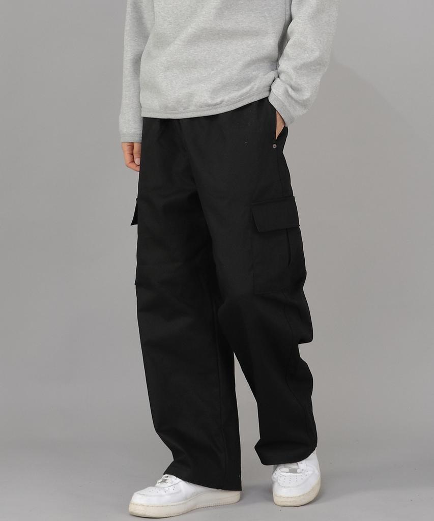 Seinteukeulu Rivet Fix Ex Wide Cargo Pants Rec-360 Black