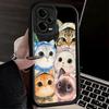 Cute Floral Headscarf Kitten Soft Phone Case for Xiaomi Poco X7 X6 X5 Pro X4 Gt X3 F7 Ultra M8 M7 Redmi 15C 15 14C 13 13C 12 12C