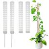 Plastic Plant Trellis Support Stick - Moss Pole For Indoor Potted Vines And Garden Climbing Plants 