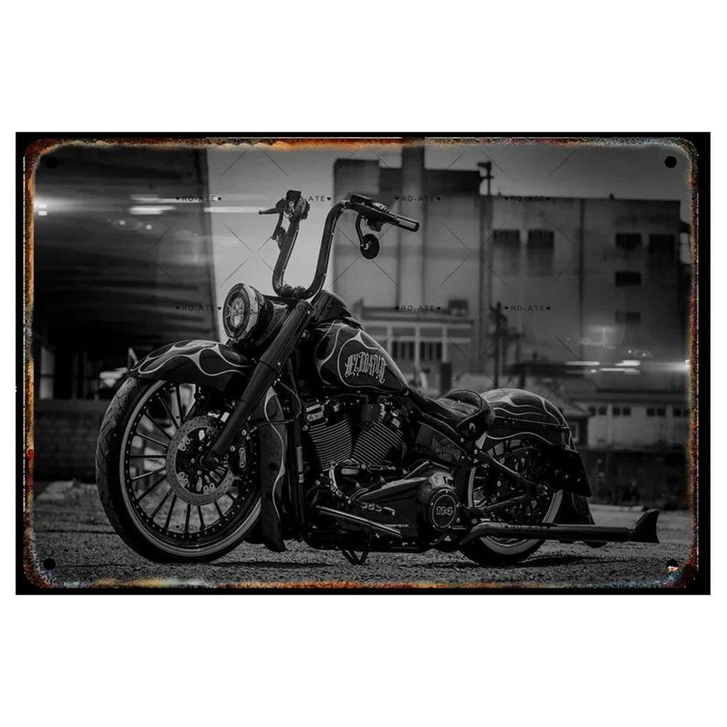 Plaque Metal Tin Signs Motorcycles Wall Decoration Vintage Art Posters Iron Painting for Man Cave Home Cafe Garage Club Bar