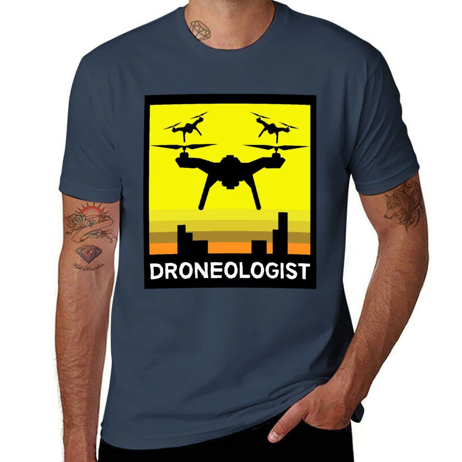 Droneologist Drone Geeks Drone Pilots Best Drones Drone Flyers Tshirt Plus Size Loose Fit Tshirt S