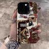 Black Cat Leopard Print Electroplate Silver Phone Case For Xiaomi Mi 15 14 13 12 13T 14T Pro 11 Lite NE Poco X5 X6 M6 Pro Cover