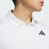 adidas Koszulka polo Tennis 3 paski Męska Biały/Czarny KA8332