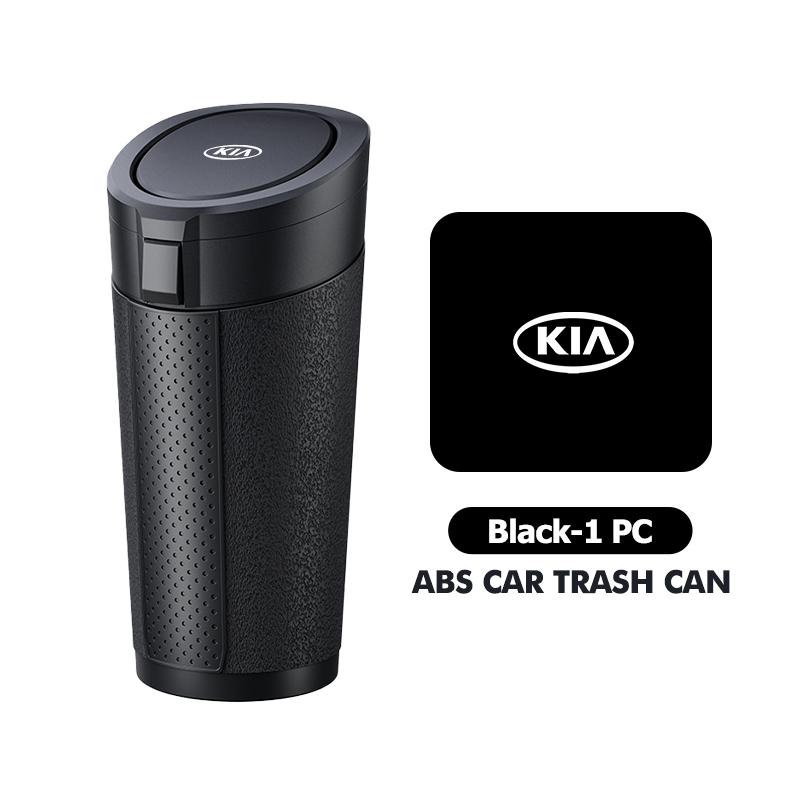 Universal Car Trash Can Cup Holders Garbage Storage Box Sticker For KIA Cerato Proceed Venga Stonic Picanto Sorento Stinger