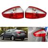 Car Accessories Exterior Rear Bumper Tail Light Taillight Brake Stop Lamp Compatible For Ford Fiesta Sedan 2013 2014 2015 With Bulbs(Left side)