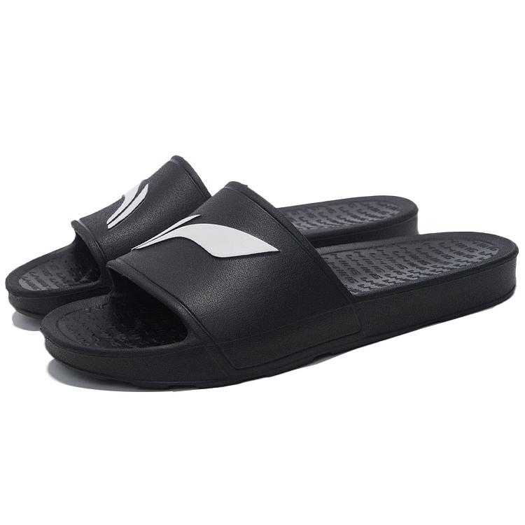 Li Ning Badminton Collection Slide Slippers Unisex Black AYCS003-1