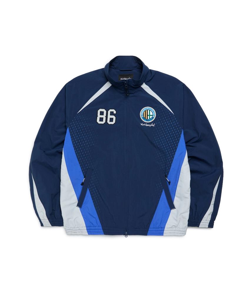 MARK GONZALES Football Windbreaker Jacket - Navy