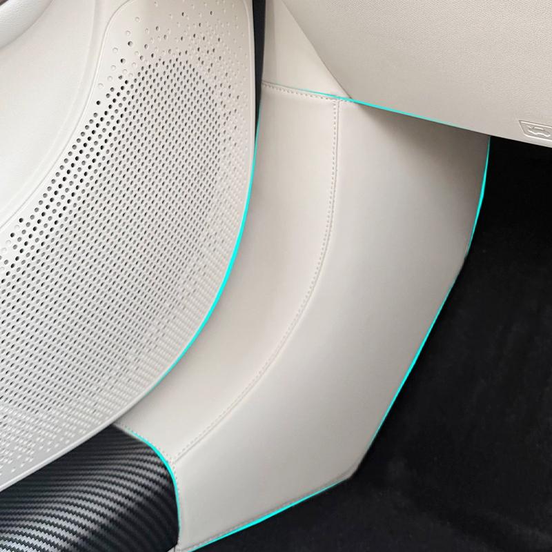 For 2026 GWM ORA 5 Door Sill Anti Kick Pad Driver Passenger Foot Rest Side Leather Dirt Proof Protector Interior Accessories