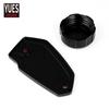 Motorcycle Accessories CNC Front & Rear Brake Fluid Cylinder Master Reservoir Cover Cap For Kawasaki Z900 2017 2018