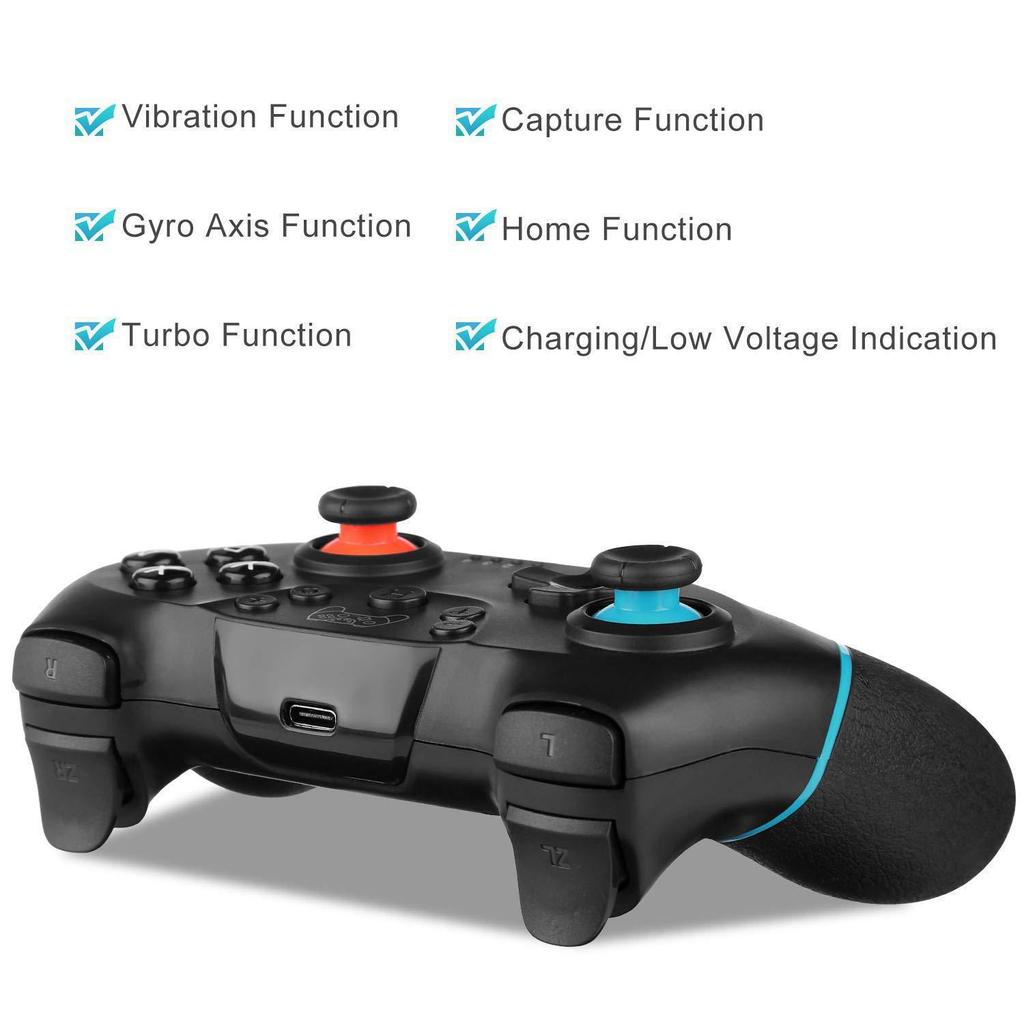 Bluetooth Wireless Game Controller für SWITCH PRO mit Gyro-Unterstützung