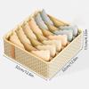 Underwear Storage Box Foldable Storage Box Pants Underwear Sock Organizer Clothes Compartment Box