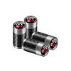 ARE4  4Pcs Car Metal Carbon Fiber Wheel Tire Valve Tyre Dust Caps Badge For Nissan GTR Nismo X-trail Qashqai Leaf Note Juke Sentra