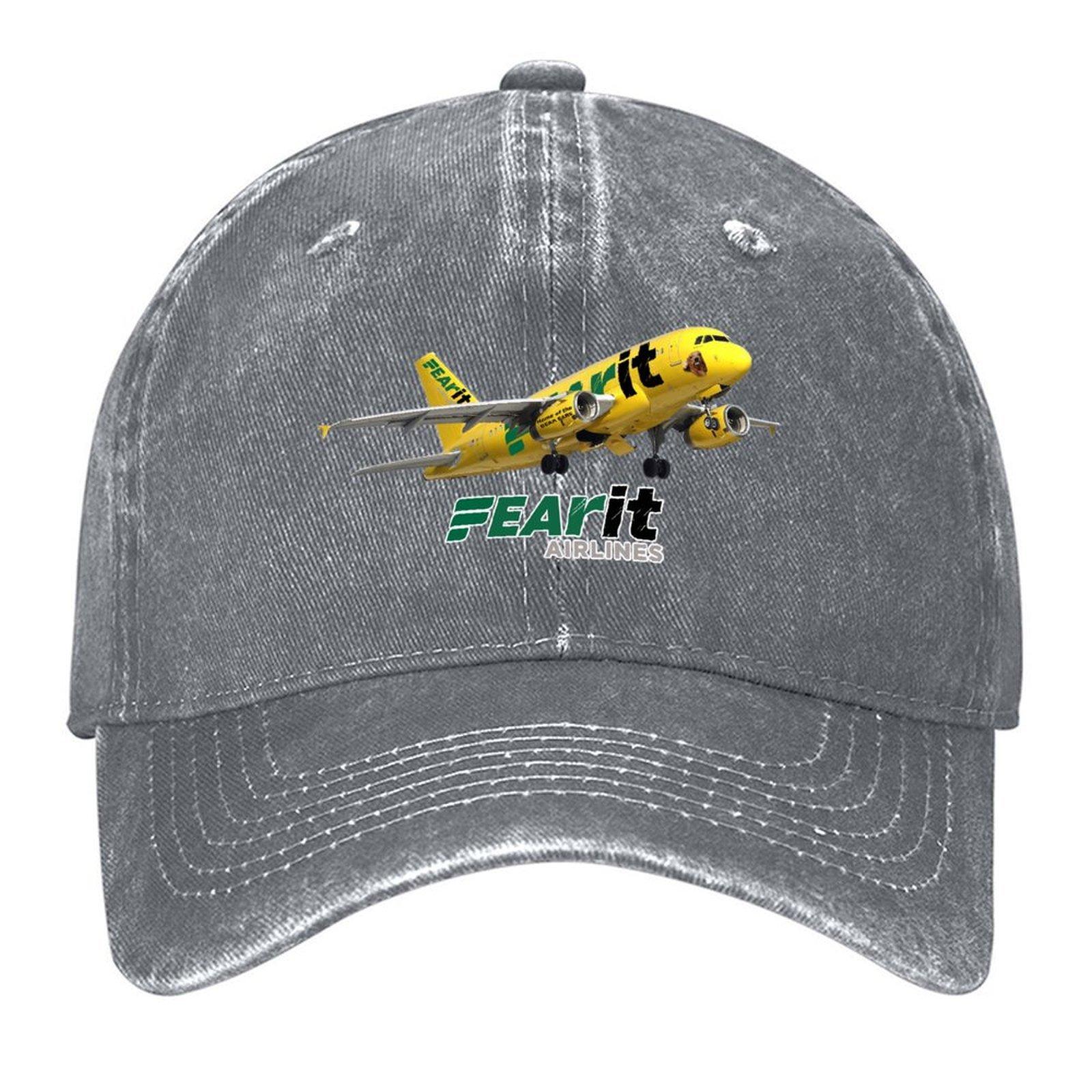 2026 Кепка для бейсбола Fearit Airlines Спортивная кепка Летняя шляпа Косплей Капюшон Женские головные уборы Мужские