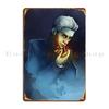 Ghostly Smoking Dizinky Metal Plaque Cinema Customize Wall Decor Plaques Designing Tin Sign Poster