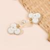 Traditional Handmade Frog Buttons Chinese Style Faux Pearl Green Bead for Cheongsam DIY Craft Sewing Apparel Decoration