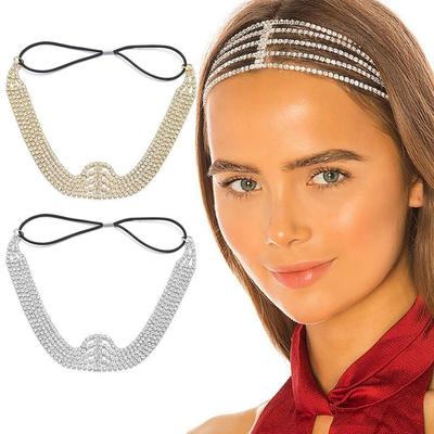 Mode Strasskedja Huvudsmycken Vackert Flerlagers Hårband Prinsesshuvudprydnader Gåvor