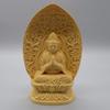 Guardian deity wooden miniature Buddha statue (Seishi Bodhisattva)