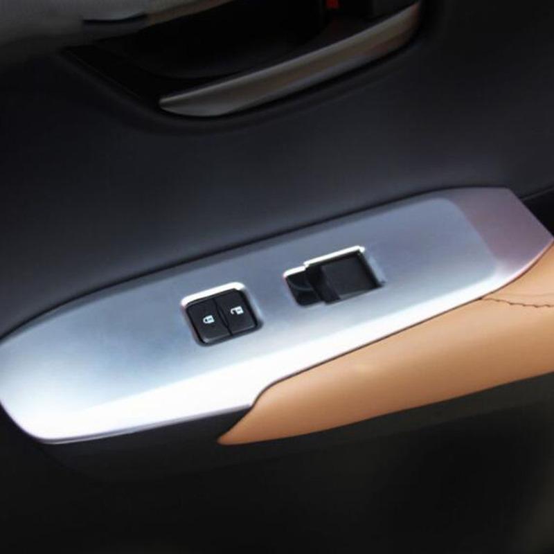 For Lexus NX 200 200t 300h 2015 2016 2017 2018    Window Switch Panel Covers Inner Door Armrest Glass Button Trim
