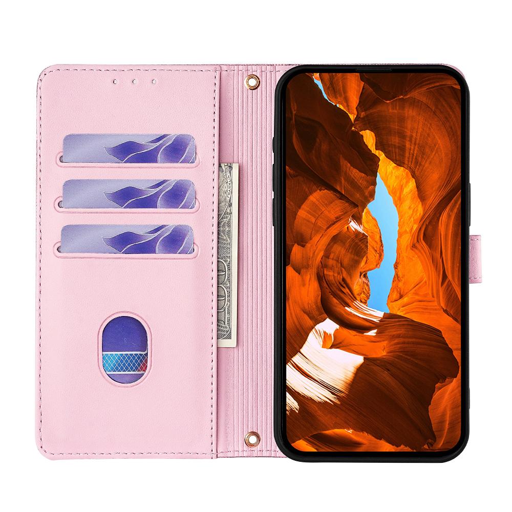 For Xiaomi Redmi 15C 4G (Global) (171mm)/Poco C85 4G (171mm) Case Metal I-Buckle PU Leather Wallet Phone Cover