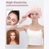 EVA Exterior Bath Hair Cap Terry Cloth Lined Shower Hair Cover Long Hair Bath Hat Shower Cap  Hotel