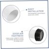 2pcs Toilet Connecting Water Flush Extension Toilet Lengthened Toilet Parts Drainage Toilet Accessory for Wall Drain T Tool Rubber Pvc Water Tank