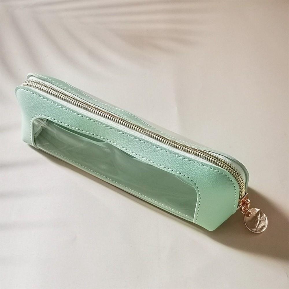 Visible Cosmetic Storage Pouch Waterproof Makeup Organizer Compact Pencil Case School Supplies