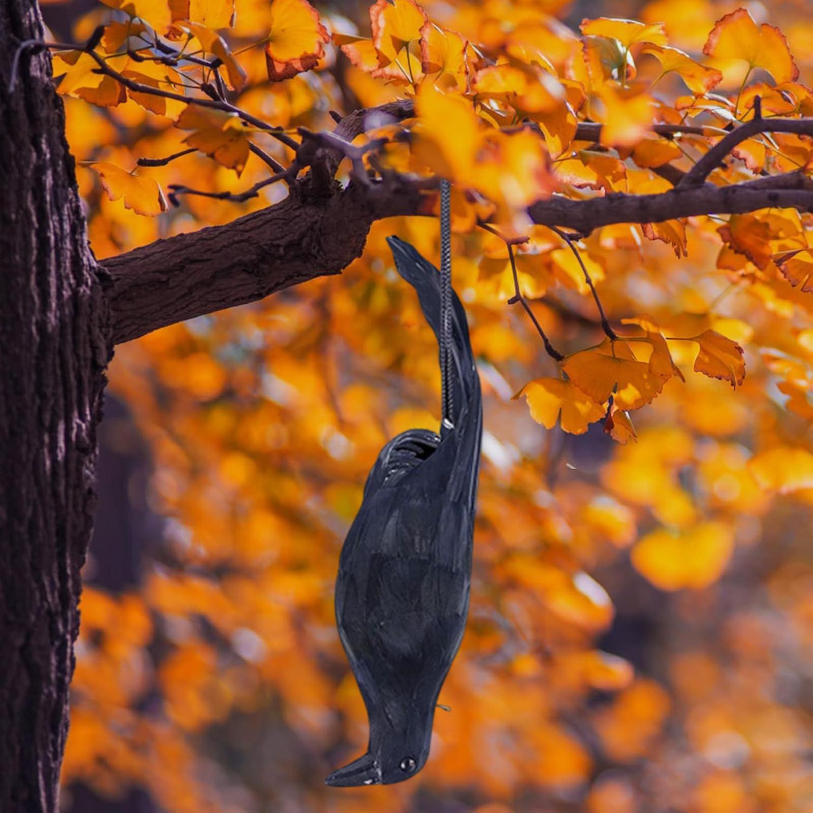 

Crow Decoy Black Feathered Crow 12 Inch Artificial Birds Handmade Model Decoration Outdoor Indoor For Lawn Yard Pool Porch Patio China Mainland