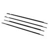 4pcs Chrome Outside Window Moulding Weatherstrip Seal For Toyota Venza 2009-2016