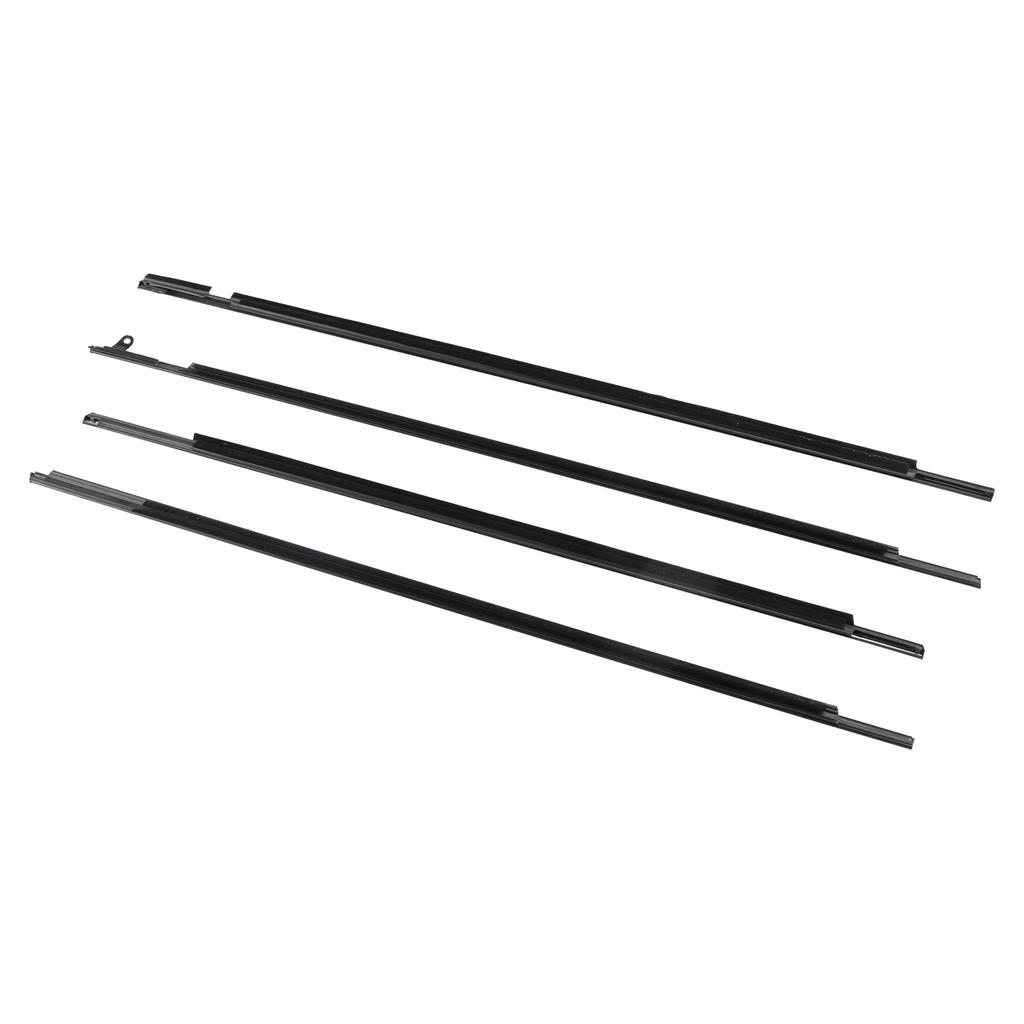 4pcs Chrome Outside Window Moulding Weatherstrip Seal For Toyota Venza 2009-2016