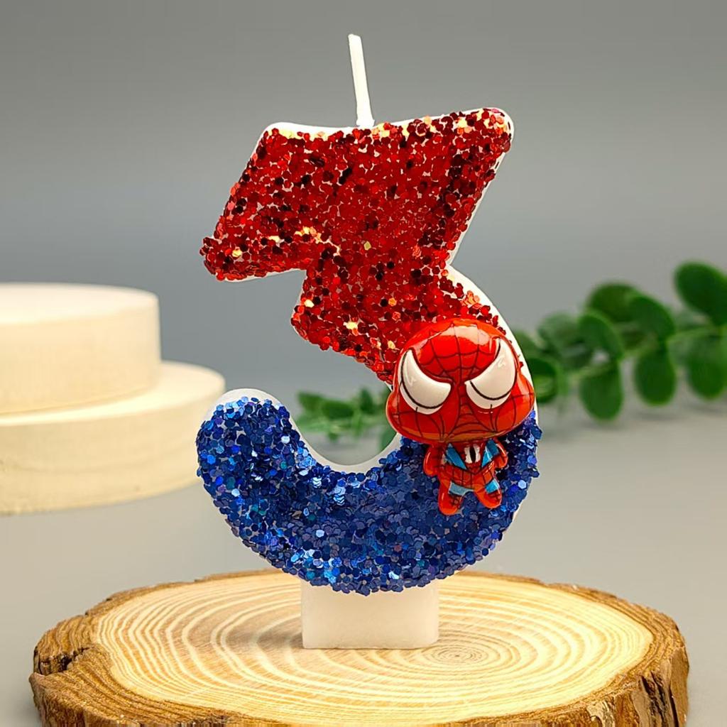 Cute Cartoon Digital Candles, Birthday Candles, Party Decorations