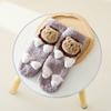 Baby Cartoon Animal Floor Sock Newborn Socks Non-slip Leg Warmers Coral Fleece