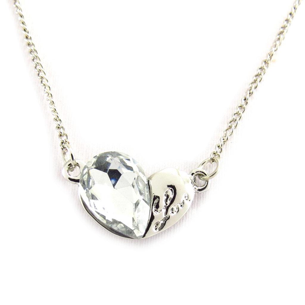 Les Trésors De Lily [K7007] - Designer-Schmuckset 'Love' weiß