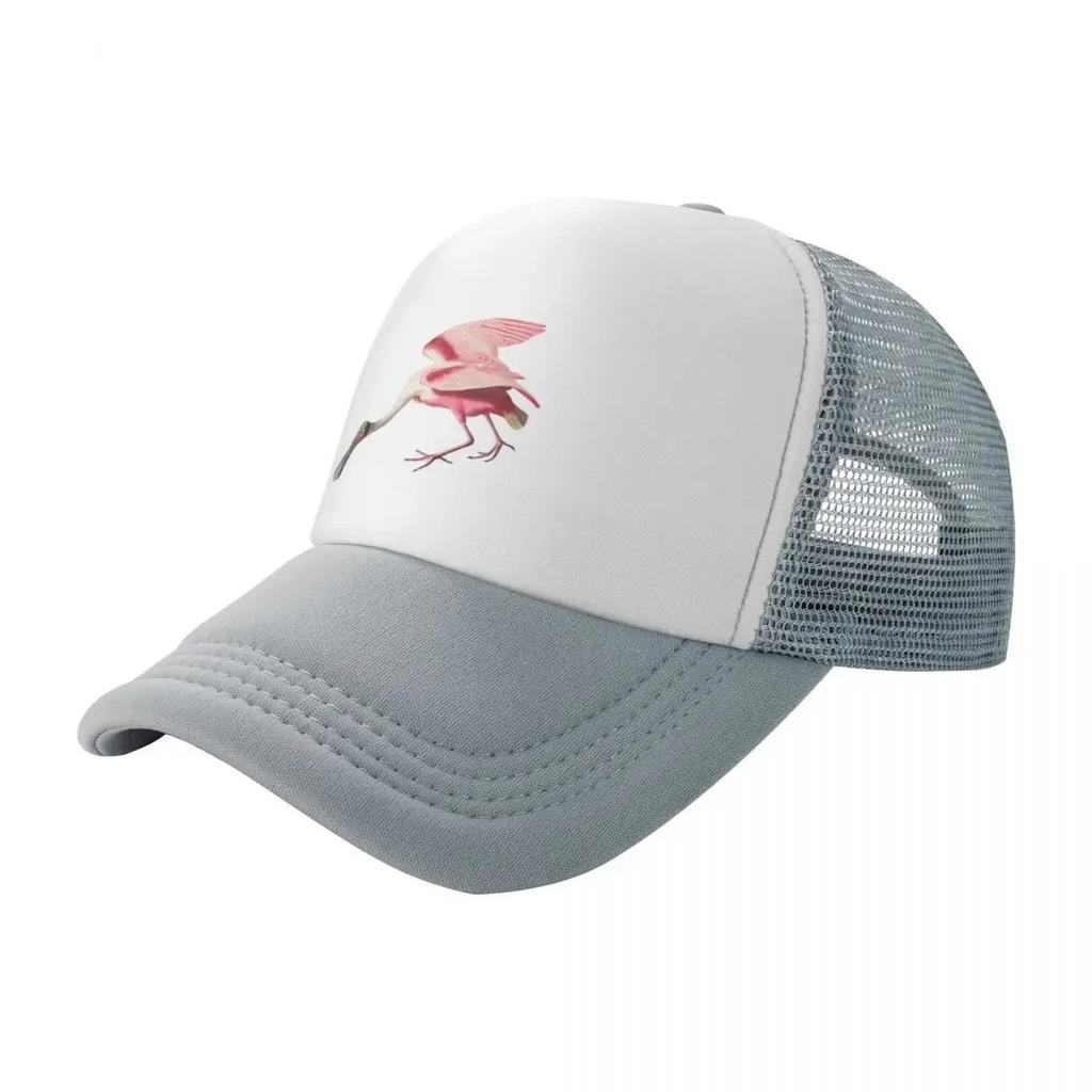 Audubons Roseate Spoonbill Baseball Cap Funny Hats Sunhat Snap Back Hat Luxury Woman Mens