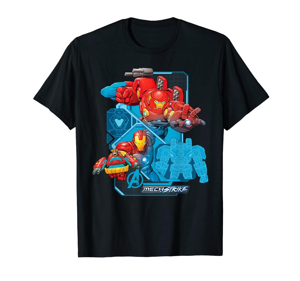 Marvel Avengers Mech Strike Iron Man Detail T-Shirt