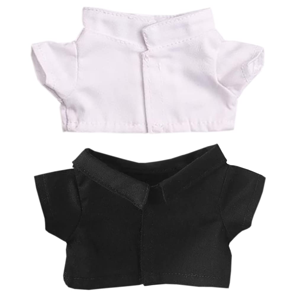 

niannyyhouse 20 см Одежда для кукол для плюшевых однотонных хлопковых кукол-одевашек, рубашка, одежда, (т-1)