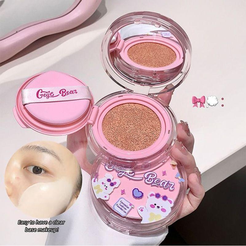 Gege Bear - Water Mist Moisturizing Concealer Cushion Cream - 2 Shades