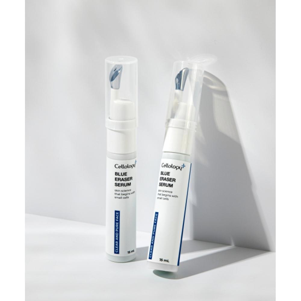 Cellology Blue Eraser Serum Refill Instantly Calms Acne Prone Skin 2 blue eraser serum refills