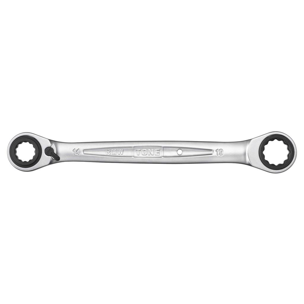 TONE 4WAY Ratchet Box Wrench Width Across Flats 14 X 17 X 18 X 19 Mm RMW-1419