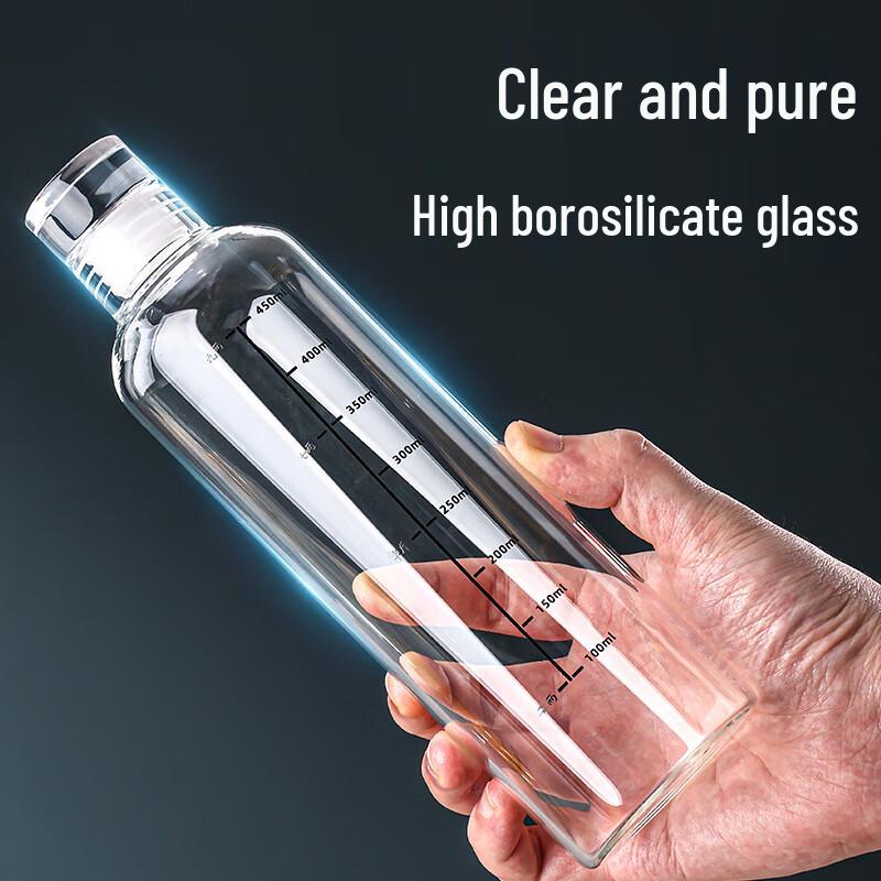 Lufenglai Premium Glass Wine Infusion Jar with Scale