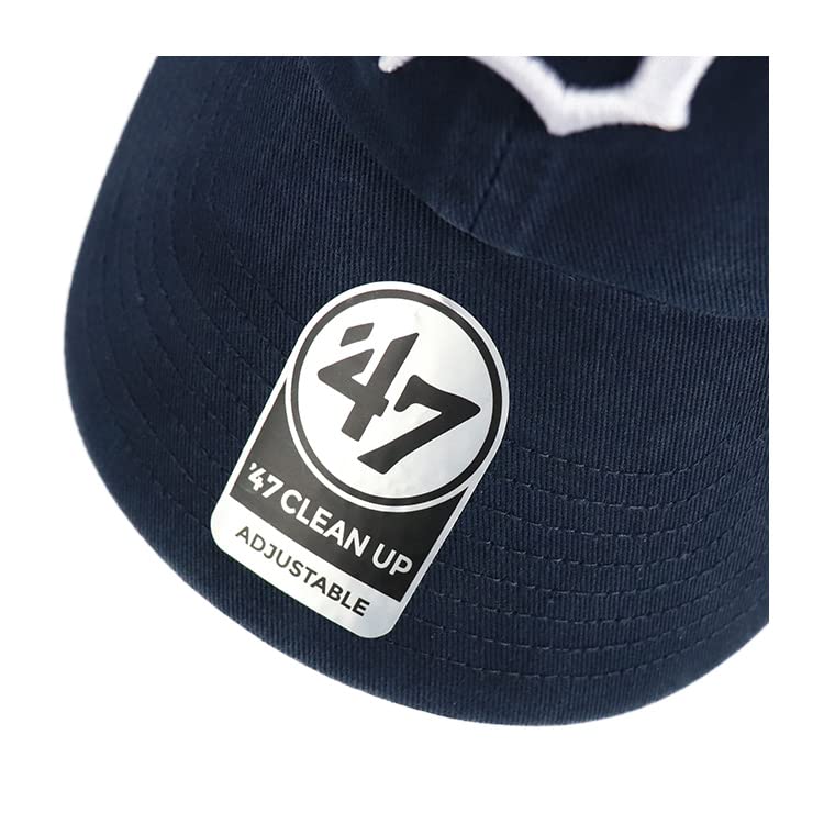 47 Brand 47 Cleanup Low Cap MLB Major League Baseball Hat Detroit Tigers Navy Free Size
