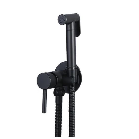 

Portable Bidet Sprayer Set Black Bidet faucet Stainless Steel Toilet Faucet Hot Cold Water Mixer Bathroom Shower Head матовый черный