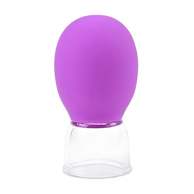 

Silicone Facial Massage Cup Cupping Cup Vacuum Cup Body Massage Jar GZW фиолетовый