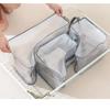 1pc Grey Boot Storage Bag Dust Cover for Shoes Transparent Moisture-proof and Mold Proof Protective Cove