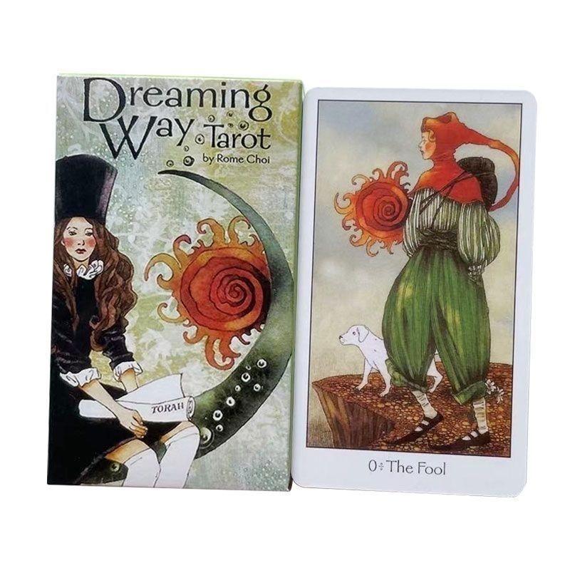 

Карты из колоды Таро Dreaming Way, настольная игра для вечеринок, настольная игра с путеводителем в формате PDF
