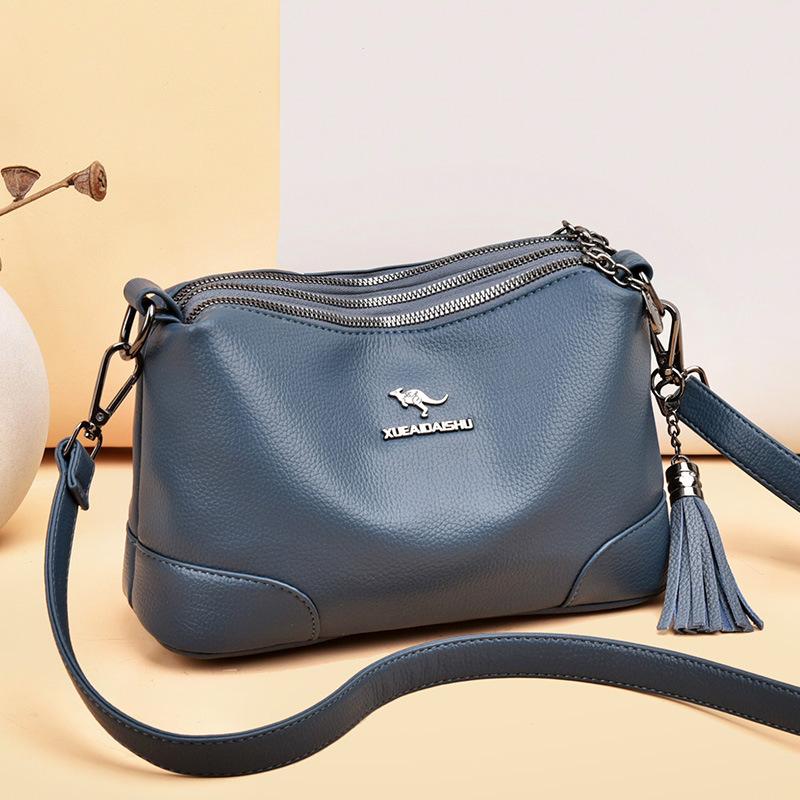 Women'S Dumpling Bag Design Trendy Oblique Span Single Shoulder Mother Bag Fashionable And Simple Women'S Square Bag