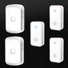 Self-powered Wireless Doorbell with Three Receivers and Two Transmitters, Long-Range Remote Chime, Elderly Call Button.
