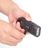 AT5503 ABS Plastic Solar Hand Crank Flashlight Emergency LED Portable Torch for Climbing