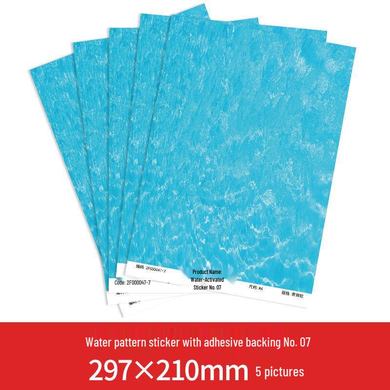Crab Kingdom DIY Water Ripple Sticker for Micro-Landscape Models.
