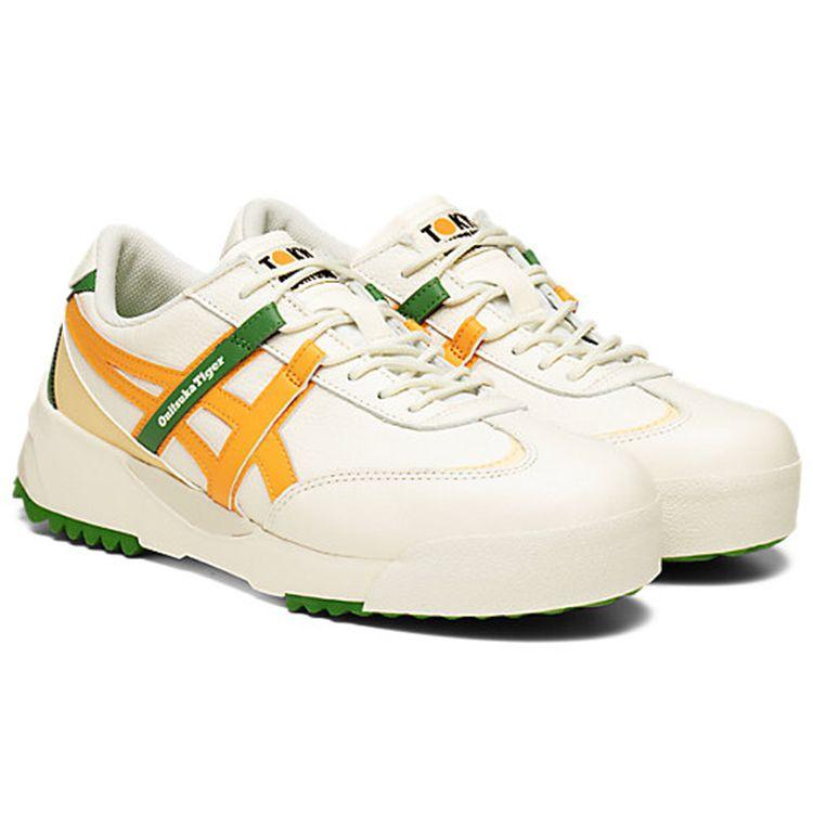 Onitsuka Tiger Delegation Leather Comfortable Durable Low-Top Casual Shoes Unisex sneaker Beige Green 1183A559-107